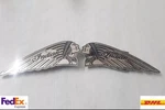Indian Chief Scout Motorcycle Fuel Tank Emblem Badge Set 2X Metal Chrome. Fixed Price $118.01.