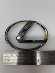 Lexus Chrome Emblem Oval Oem Original Badge Genuine Abs 8346 Used. Fixed Price $10.00.