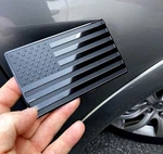 Lfparts Usa Embossed Stainless Steel Metal Flag For 5"X3", Black. Fixed Price $14.76.