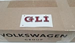 17A853675F Jzq Brand New Genuine Rear Deck Emblem "gli" Red/chrome Jetta 19-21. Fixed Price $19.95.