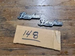2X Gm 549551 Cadillac Pontiac Brougham Name Plate Emblem Oem. Fixed Price $24.95.