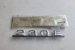 Mercedes Benz Rear Trunk 230E Lettering Chrome A1238172015. Fixed Price $90.00.