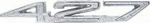 New Fender Rear Body Panel Emblem Tape Mounted 427 Amd Fits Camaro K-K677. Fixed Price $86.08.