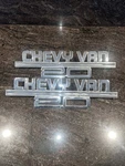 85-95 Chevrolet G-series Chevy Van 20 Fender Emblem Badge (pair) 14052242. Fixed Price $129.99.