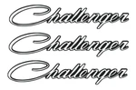 Oer Reproduction Front Fender And Trunk Emblem Set 1970 Challenger Models. Fixed Price $235.98.