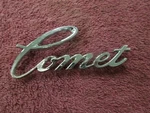 1973-74 Mercury " Comet Chrome Fender Emblem Nice Original D34B-6250401-AA. Fixed Price $21.75.