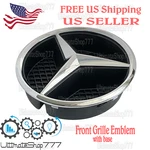 Mercedes-benz Front Grille Star Emblem 185MM For Gl-class X166 2012-2016 Chrome. Fixed Price $49.82.