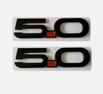 Ford Mustang Gt 2015-2023 Genuine 5.0 Black Fender Emblems Set. Fixed Price $39.99.