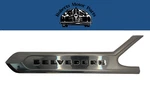 New Old Stock Lh Door Nameplate Emblem For 1956 Plymouth Belvedere #1694339. Fixed Price $185.00.