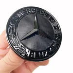 For Amg Hood Emblem Matte Black Front Flat Laurel Wreath Badge Mercedes 57MM. Fixed Price $12.91.