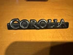 Toyota KE30 KE35 KE36 TE31 Side Emblem Badge Logo "corolla" Genuine. Fixed Price $25.00.