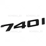 11-15 Gloss Black 740I Trunk Lid Nameplate Letter Emblem Badge Performance F01. Fixed Price $17.99.