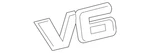 Genuine Gm Deck Lid V6 Emblem 23191952. Fixed Price $20.80.