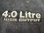 1991-1996 Jeep Cherokee 4.0 Litre High Output Emblem-badge Oem. Fixed Price $33.51.