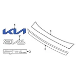 Kia 86305CV000 Rear Hatch Emblem. Fixed Price $74.59.