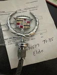 Eldorado Hood Ornament 79-85 3634589. Fixed Price $125.00.