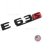 17-20 E63 S Amg Letter Emblem 3D Trunk Logo Nameplate Badge Decorate Black Red. Fixed Price $24.99.
