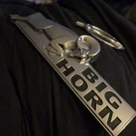 55372894AA 2008-2018 Dodge Ram Bighorn Rear Oem Emblem 09 10 11 12 13 14 15 16. Fixed Price $20.00.