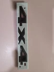 Mopar 68236144AB 2011-2020 Jeep Grand Cherokee Black 4X4 Tailgate. Emblem Used. Fixed Price $10.00.