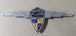 Vintage Metal 1936 Chrysler Desoto Airflow Wing Emblem Badge Logo Ornament. Fixed Price $285.00.