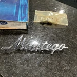 Nos 1968 Mercury Montego Emblem C8GY-5425622-A. Fixed Price $75.00.