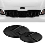 2PCS Logo Front Hood Trunk Emblem Badge Compatible With Forte Sedan Optima .... Fixed Price $42.81.