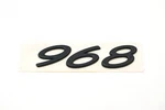 Porsche 968 Black Rear Emblem Badge Genuine 9445592200370C. Fixed Price $97.50.