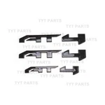 2019-2026 Gmc Door & Rear AT4 Emblems Kit Gloss Black For Sierra Yukon Xl Canyon. Fixed Price $53.99.