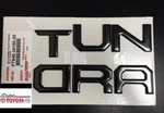 Oem Toyota Tundra 2015-2021 Black Tailgate Logo Insert. Fixed Price $63.16.