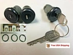 For 1969-70 Impala Caprice Ignition Door & Trunk Lock Set With Gm Key Black/chr. Fixed Price $69.90.