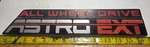 Chevrolet Astro Ext All Wheel Drive Front Door Emblem 15628858 X270. Fixed Price $60.00.