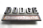1969-70-71 Dodge Camper Special Emblem W/pins Mopar# 2833755 Used Piece W/pits. Fixed Price $16.85.