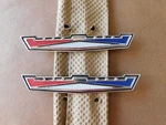 Nos Oem Ford 1965 Galaxie 500 Roof Base Ornaments Emblems Trim Pair. Fixed Price $79.00.