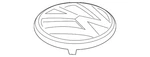 Genuine Volkswagen Remote Control Cover 3C0-837-891. Fixed Price $23.71.