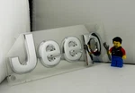 New Oem Genuine Mopar Jeep Nameplate Lift-gate 55157089AC Chrome. Fixed Price $131.08.