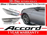 Genuine Oem Honda Accord Fender Silver Garnish Accent Trim 2018-22 08F59-TVA-121. Fixed Price $67.89.