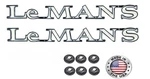 Rear Quarter Panel Fender Emblem Set For 1970 Pontiac Lemans Made In The Usa. Fixed Price $119.98.