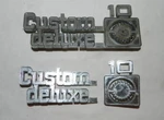 Gm Chevy 349682 1975-80 Custom Deluxe 10 Fender Emblem Badge Set Oem. Fixed Price $52.99.