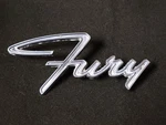Vintage Plymouth Fury Script Emblem 1965-1973 Oem Fender Nameplate 2524233. Fixed Price $24.99.