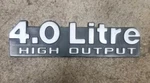 1991-1996 Jeep Cherokee 4.0 Litre High Output Emblem-badge Oem. Fixed Price $30.00.