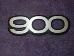 Classic Saab "900" Trunk Emblem Badge 9280256 1980 - 1993 E1. Fixed Price $15.00.