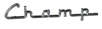 "champ" Door Script Nos Studebaker Truck 1655546W. Fixed Price $48.30.