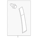 Genuine Mazda Door Applique BHS2-50-M10A. Fixed Price $18.48.