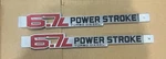 Oem 2023 Ford Super Duty 6.7L High Output Power Stroke Diesel Emblem Pair. Fixed Price $169.00.
