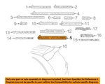 Chrysler Oem 01-03 Voyager Lift Gate Exterior Trim-nameplate 5113314AA. Fixed Price $75.74.
