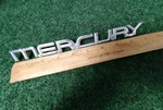 Mercury Chrome Oem 8.5" Curved Emblem Badge Logo Nameplate YF42-16702-C 7S1. Fixed Price $18.99.