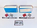Nos Gm 1966 1967 Corvette 427 Turbo-jet Side Fender Emblem Pair 3876425 B81-25. Fixed Price $250.00.
