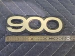 Saab Oem 1984-1994 900 Rear Trunk Metal Emblem Badge Logo Nameplate 7S1. Fixed Price $14.99.