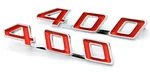 New 400 Hood Emblem Set Red & Chrome Trim / For 1967-1969 Firebird Usa Made. Fixed Price $58.99.