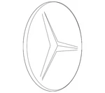 Genuine Mercedes-benz Star 099-810-85-00-7787. Fixed Price $104.14.